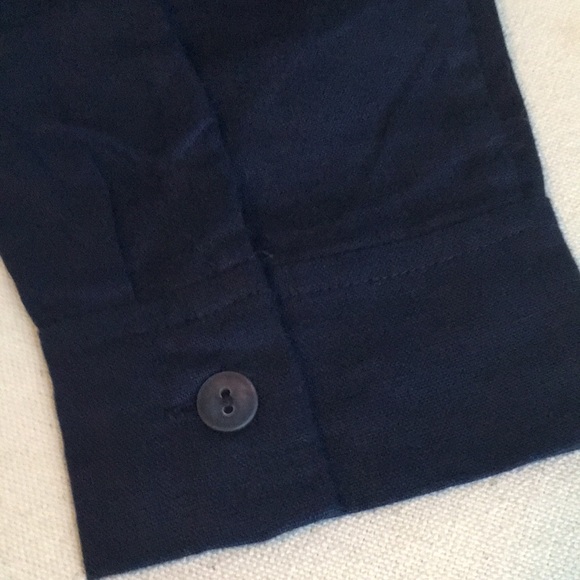 EILEEN FISHER ORGANIC LINEN LONG TUNIC SHIRT - Picture 3 of 7